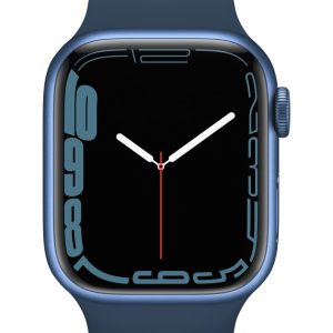 Умные часы Apple  Watch Series 7 GPS, 41mm Blue Aluminium Case with Sport Band - Regular Abyss Blue