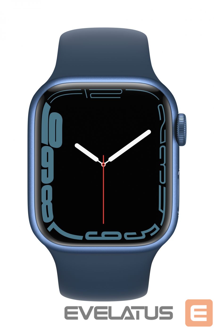 Умные часы Apple Watch Series 7 GPS, 41mm Blue Aluminium Case with Sport Band - Regular Abyss Blue