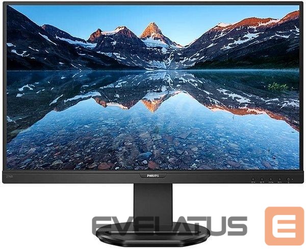 Монитор Philips LCD Monitor with USB-C 276B9/00 27 ", QHD, 2560 x 1440 pixels, IPS, 16:9, Black, 4 ms, 350 cd/m², W-LED system, 75 Hz, HDMI ports quantity 1