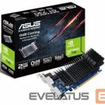 Графическая карта / Видеокарты Asus  GF GT730-SL-2GD5-BRK NVIDIA, 2 GB, GeForce GT 730, GDDR5, Memory clock speed 5010 MHz, PCI Express 2.0, HDMI ports quantity 1, DVI-D ports quantity 1, Cooling type Passive, Processor frequency 902 MHz 