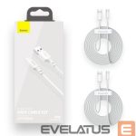 Кабель Baseus  CABLE USB TO USB-C 1.5M/2PCS WHITE TZCATZJ-02 