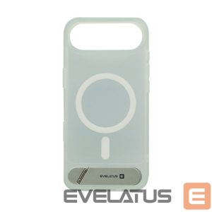 Чехол на заднюю панель Evelatus Apple iPhone 17 Air Rubber Coated MagSafe With Stand Case Silver
