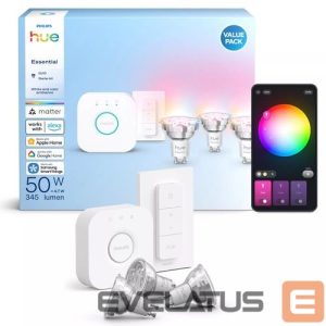 LED лампочка Philips Hue  E WCA 345 GU10 3kit EU | 