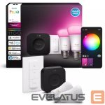 LED лампочка Philips Hue  WCA A60 E27 2KIT sw Pro EU | 