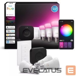 LED лампочка Philips Hue  WCA A60 E27 3KIT sw Pro EU | 
