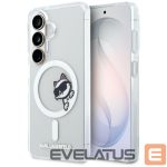 Чехол универсальная книжка Karl Lagerfeld Samsung Galaxy S26 IML Peekaboo Choupette With MagSafe Case Transparent