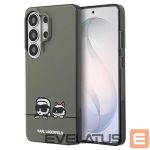 Чехол универсальная книжка Karl Lagerfeld Samsung Galaxy S26 Ultra IML Peekaboo Karl&Choupette With MagSafe Case Green