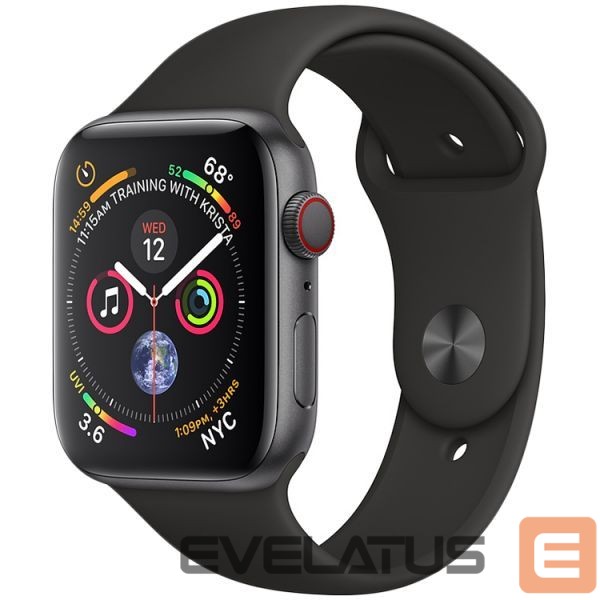 Умные часы Apple Watch Series 4 40mm Aluminium Sport Band Aluminium Black
