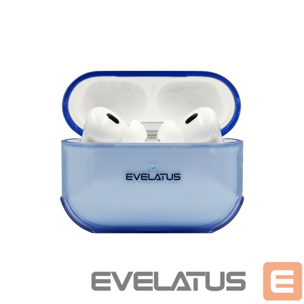 Чехол для наушников Evelatus Apple AirPods Pro TPU Protective Case Transparent Blue
