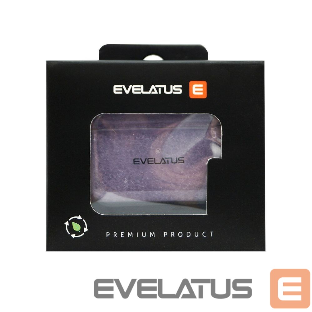 Чехол для наушников Evelatus Apple AirPods 4 TPU Protective Case Transparent Purple