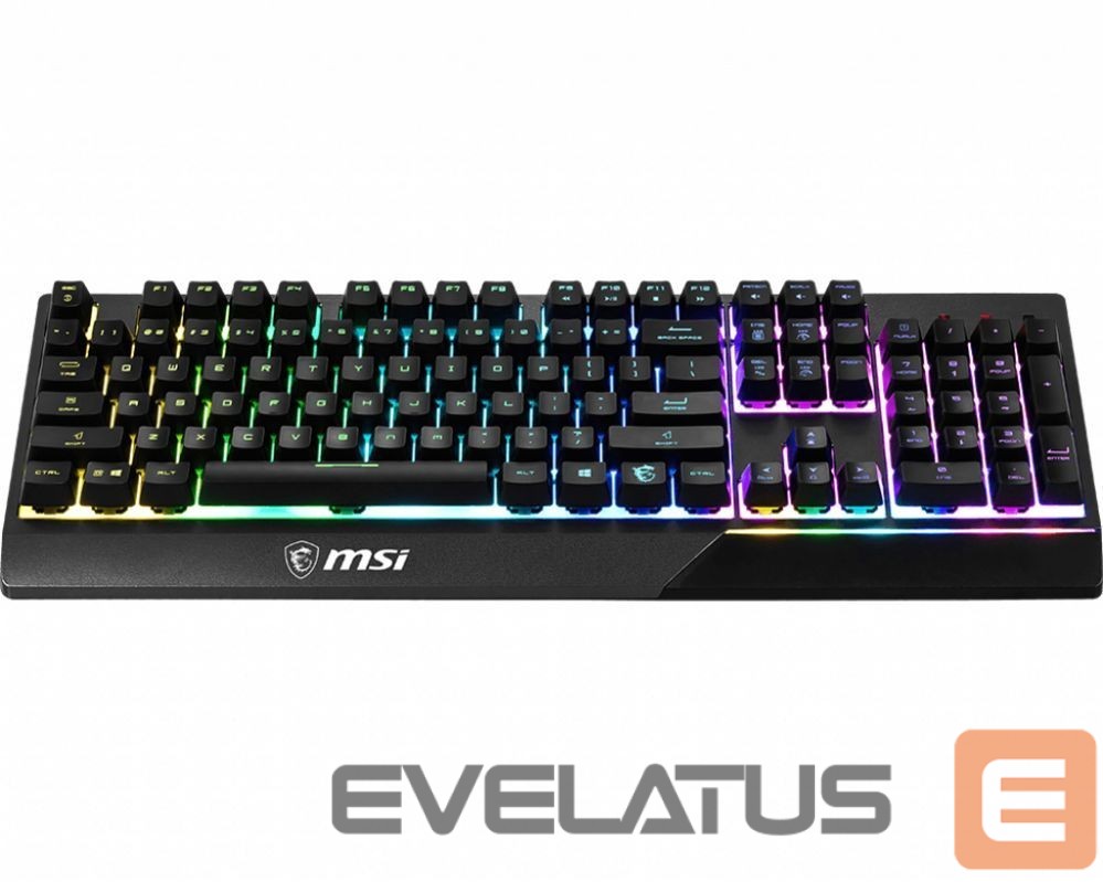 Компьютерная клавиатура MSI Vigor GK30 Gaming Keyboard, US Layout, Wired, Black