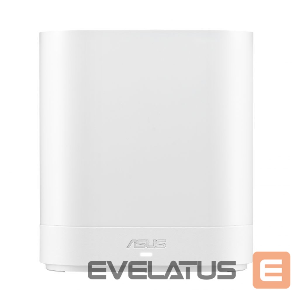 Роутер Asus Wifi 6 802.11ax Tri-band Business Mesh System EBM68 (2-Pack) 802.11ax, 4804 Mbit/s, 10/100/1000 Mbit/s, Ethernet LAN (RJ-45) ports 3, MU-MiMO No, No mobile broadband, Antenna type Internal, White