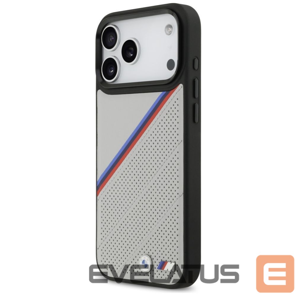 Другие товары BMW BMW M Tricolor Metal Logo MagSafe Case for iPhone 17 Pro Max - Gray