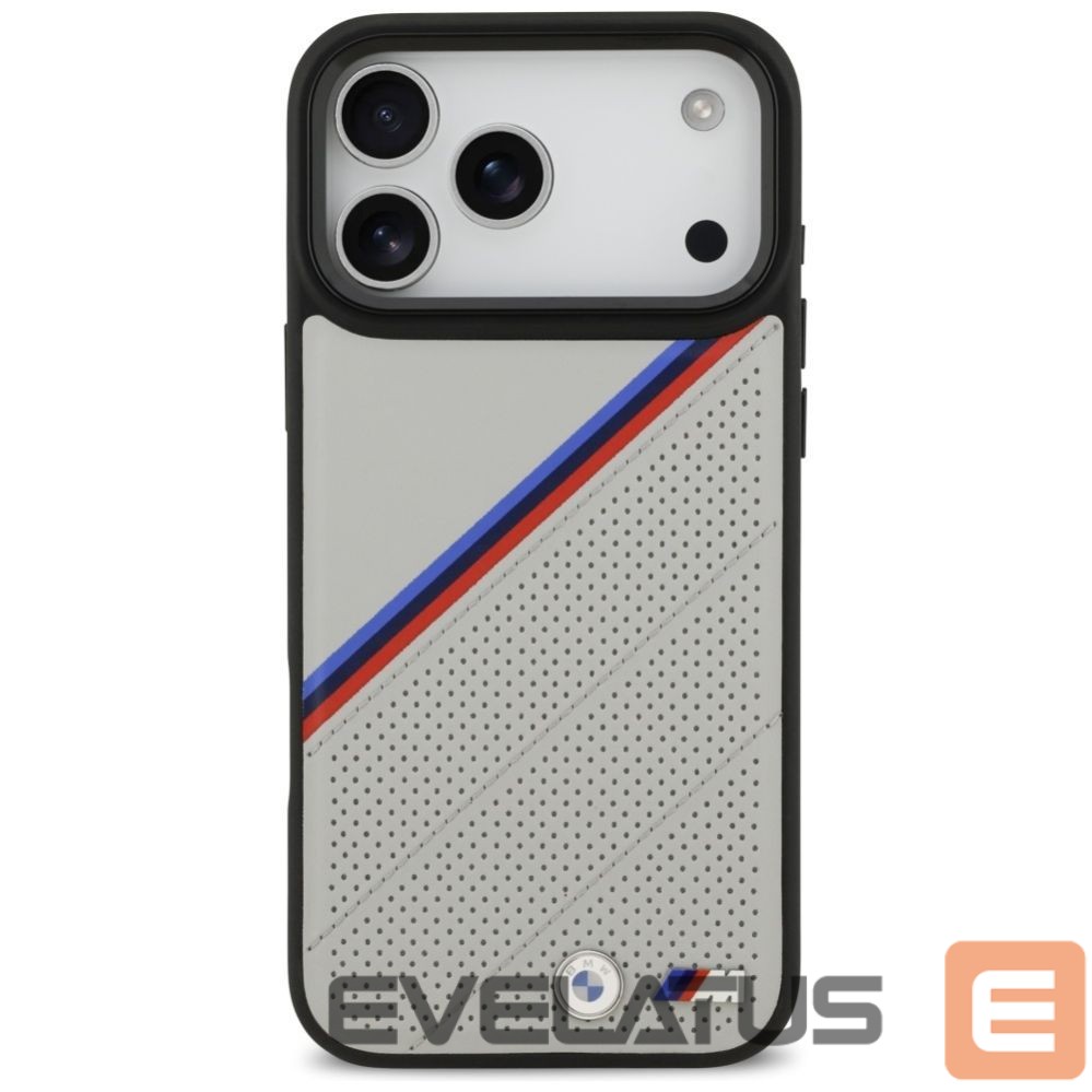 Другие товары BMW BMW M Tricolor Metal Logo MagSafe Case for iPhone 17 Pro Max - Gray