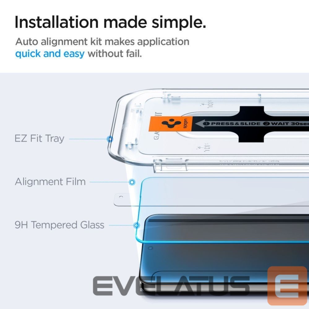 Другое Spigen Spigen Glas.tR EZ Fit tempered glass for Samsung Galaxy S24+ - 2 pcs.