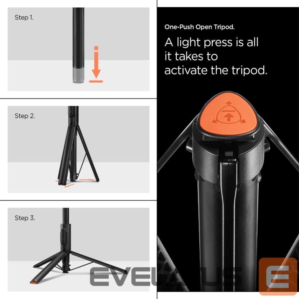 Другие товары Spigen Spigen S541W Bluetooth Selfie Stick - Black