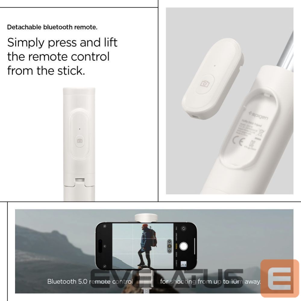 Другие товары Spigen Spigen S541W Bluetooth Selfie Stick - White