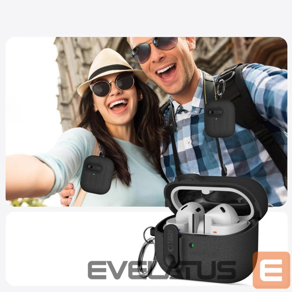 Другие товары Tech-Protect Tech-Protect Slim Hook Case for Samsung Galaxy Buds 3 / 3 FE / 3 Pro - Black