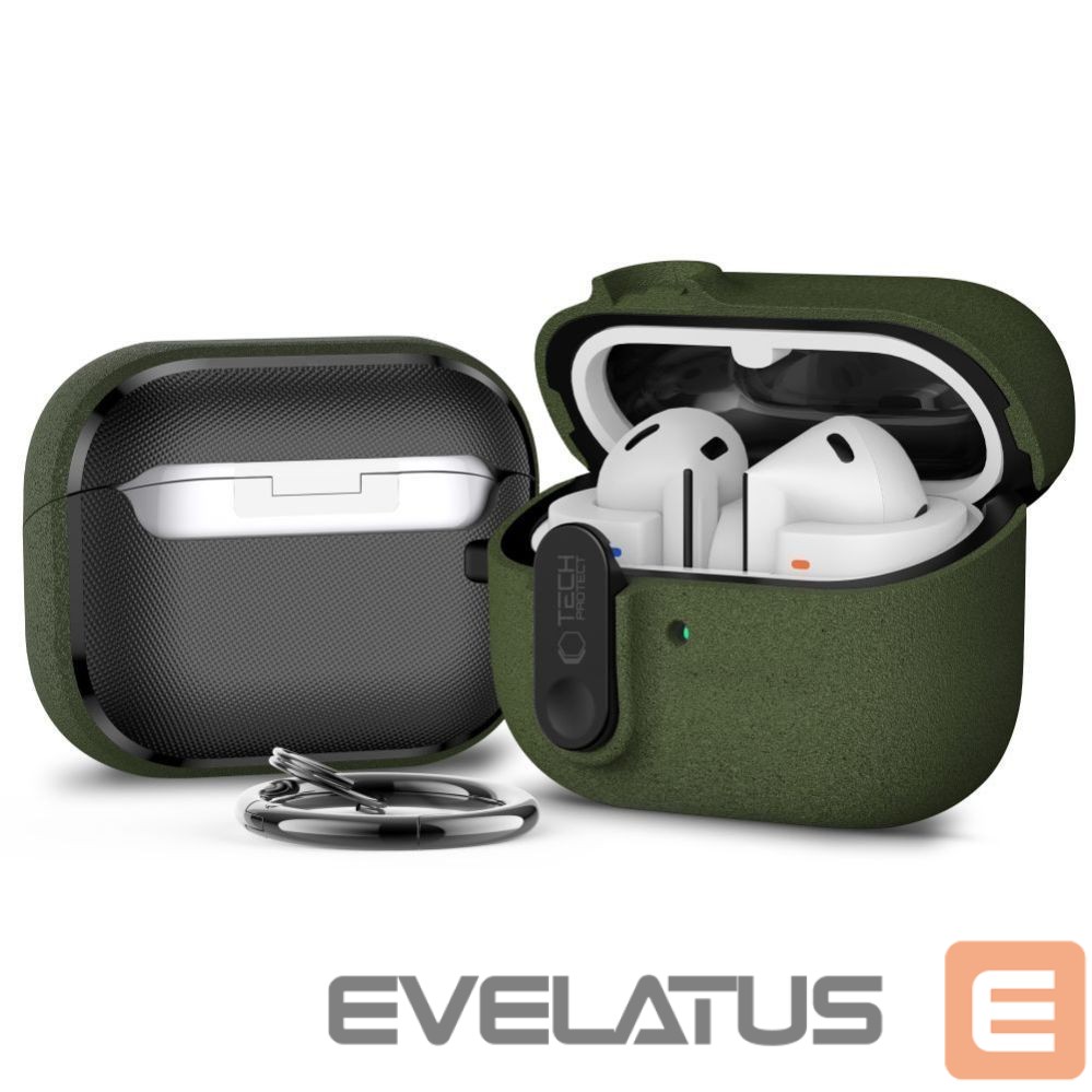 Другие товары Tech-Protect Tech-Protect Slim Hook Case for Samsung Galaxy Buds 3 / 3 FE / 3 Pro - Green