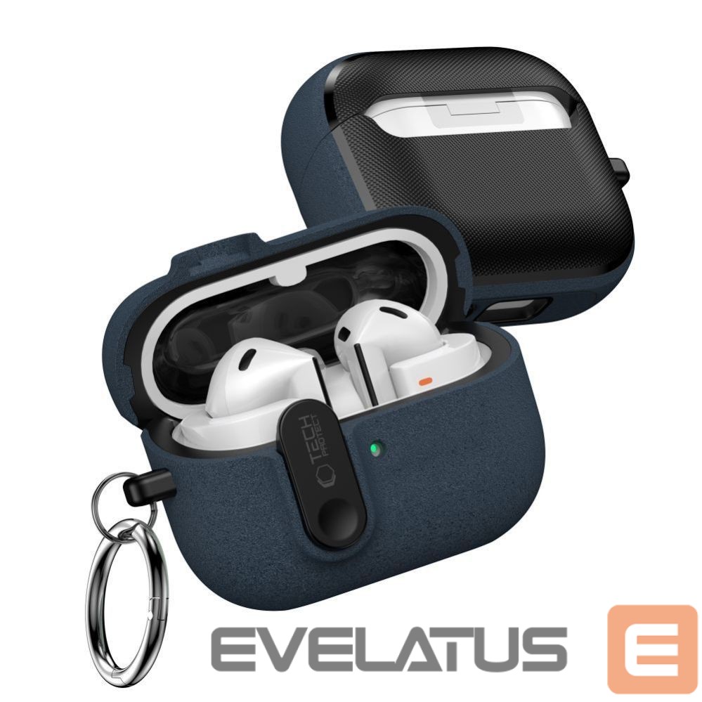 Другие товары Tech-Protect Tech-Protect Slim Hook Case for Samsung Galaxy Buds 3 / 3 FE / 3 Pro - Navy Blue