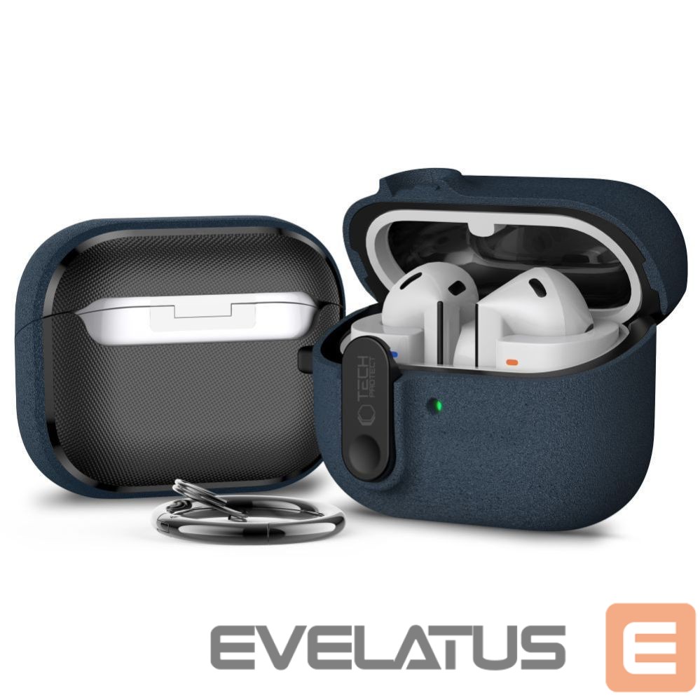 Другие товары Tech-Protect Tech-Protect Slim Hook Case for Samsung Galaxy Buds 3 / 3 FE / 3 Pro - Navy Blue