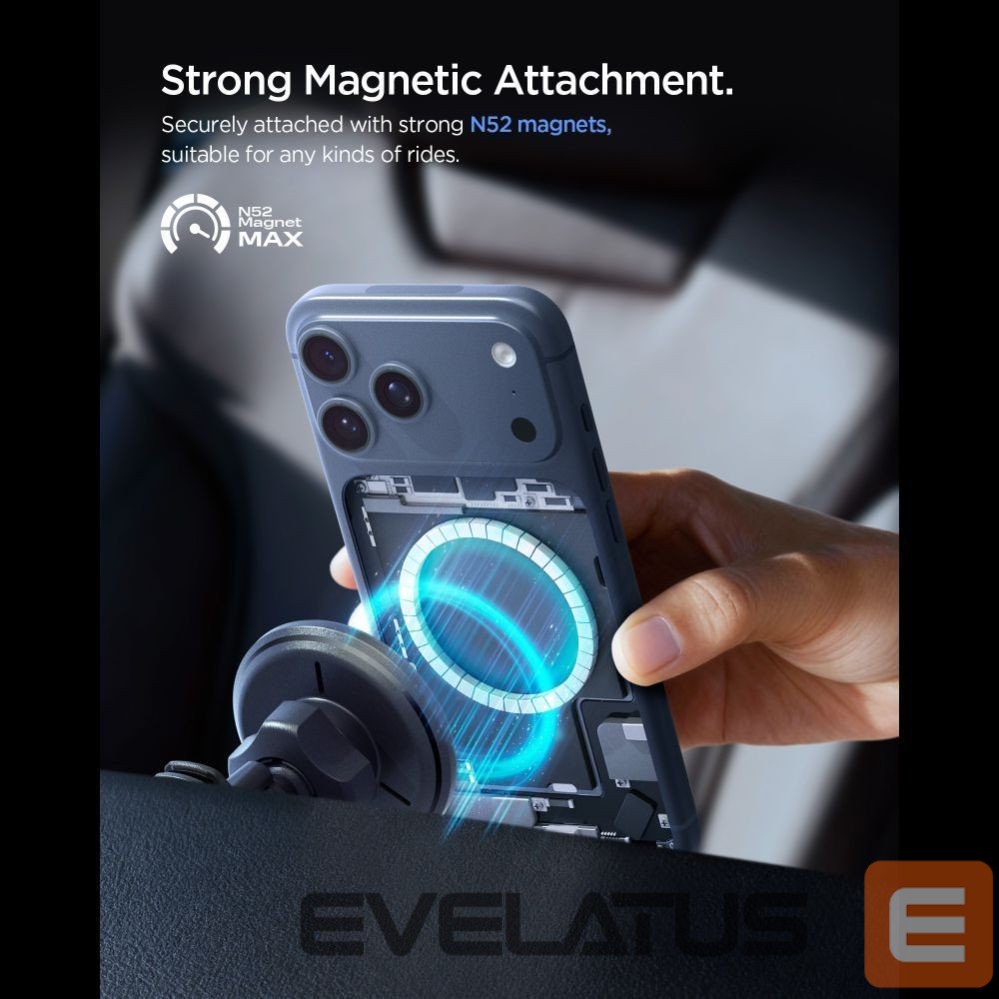 Другие товары Spigen Spigen EV15MAQ Essential Qi2 MagSafe Car Air Vent Holder - Black