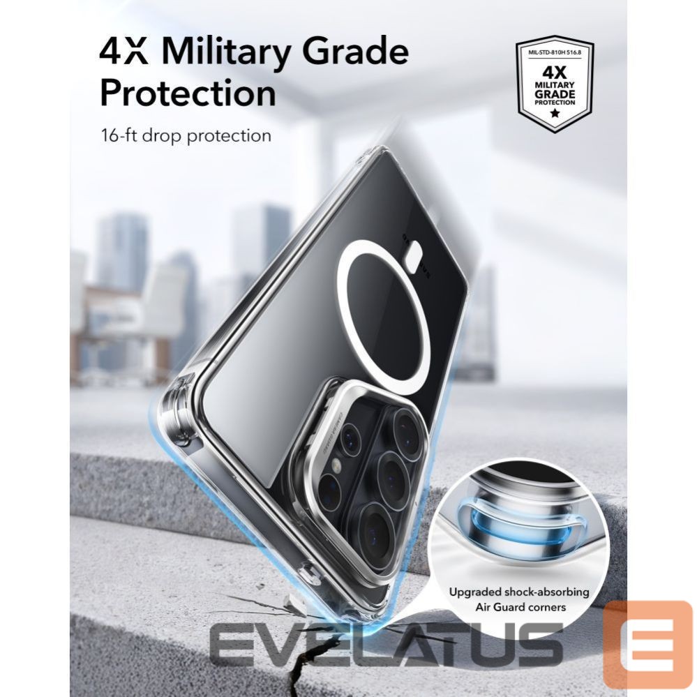 Другие товары ESR ESR Classic Hybrid Kickstand MagSafe Case for Samsung Galaxy S26 Ultra - Clear