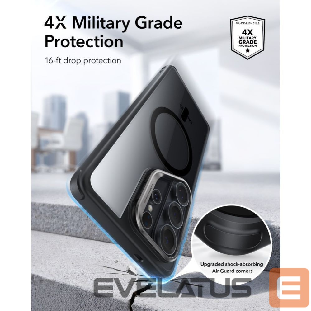Другие товары ESR ESR Classic Hybrid Kickstand MagSafe Case for Samsung Galaxy S26 Ultra - Clear Black