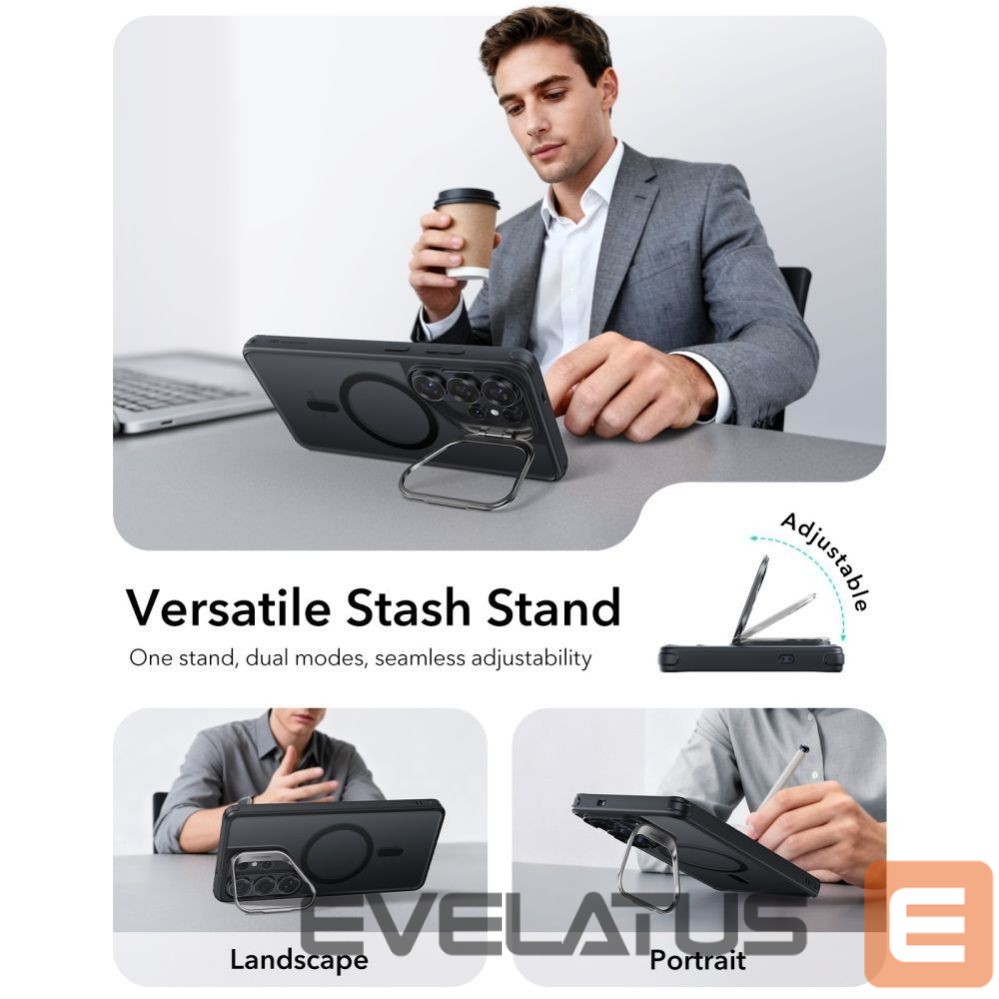 Другие товары ESR ESR Classic Hybrid Kickstand MagSafe Case for Samsung Galaxy S26 Ultra - Black