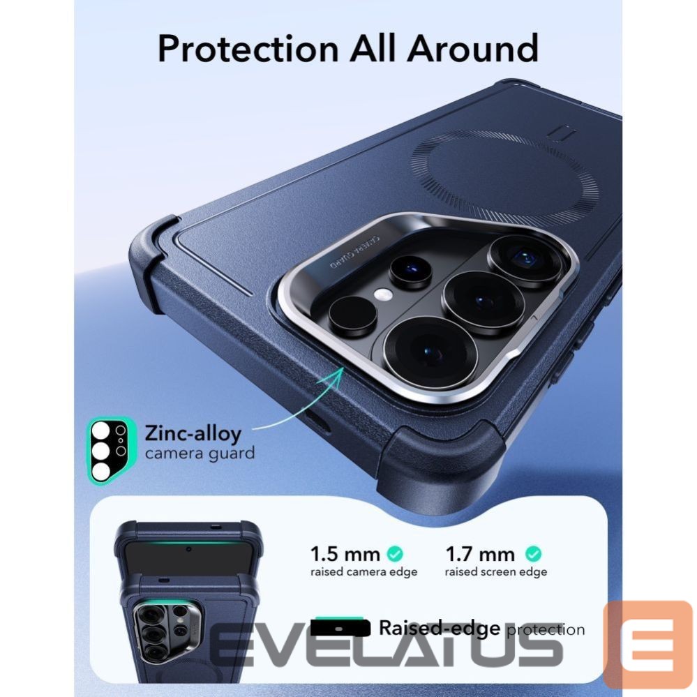 Другие товары ESR ESR Cyber Tough Kickstand MagSafe Case for Samsung Galaxy S26 Ultra - Black