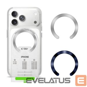 Другие товары Tech-Protect  Tech-Protect MMP-210 MagSafe 2-Pack Magnetic Ring - Silver / Navy Blue 