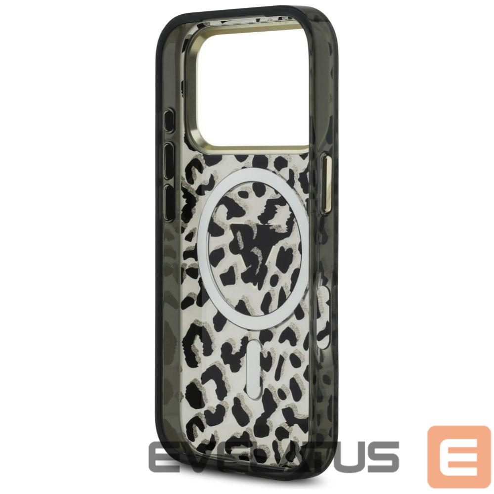 Другие товары Guess Guess Leopard Glitter MagSafe Case for iPhone 17 Pro Max - Black