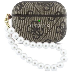 Другие товары Guess  Guess 4G Pearl Strap case for AirPods Pro 3 - brown 