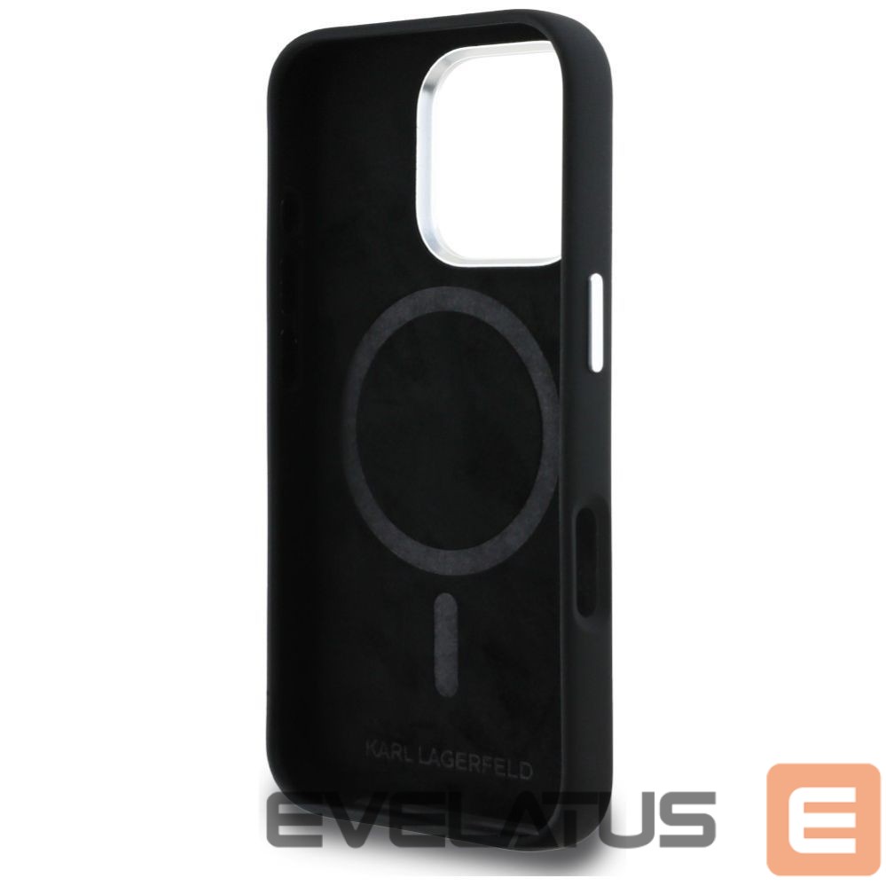 Другие товары Karl Lagerfeld Karl Lagerfeld Silicone Karl Sketch MagSafe Case for iPhone 16 Pro - Black