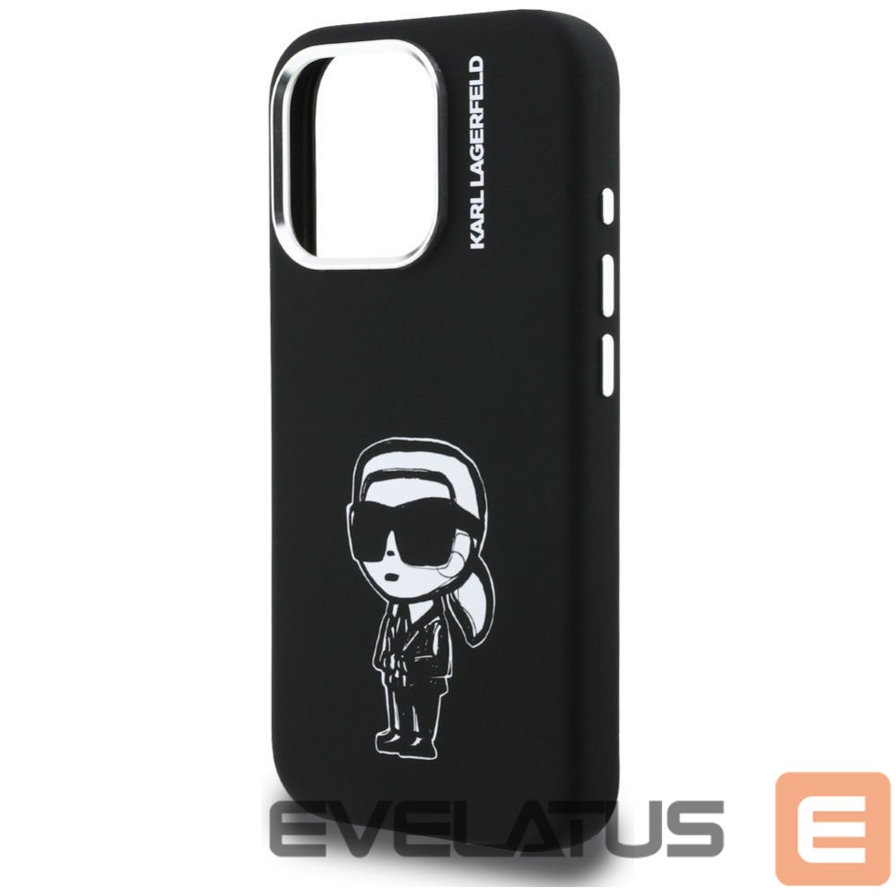 Другие товары Karl Lagerfeld Karl Lagerfeld Silicone Karl Sketch MagSafe Case for iPhone 16 Pro - Black