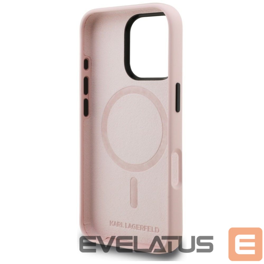 Другие товары Karl Lagerfeld Karl Lagerfeld Silicone Karl Sketch MagSafe Case for iPhone 16 Pro - Pink