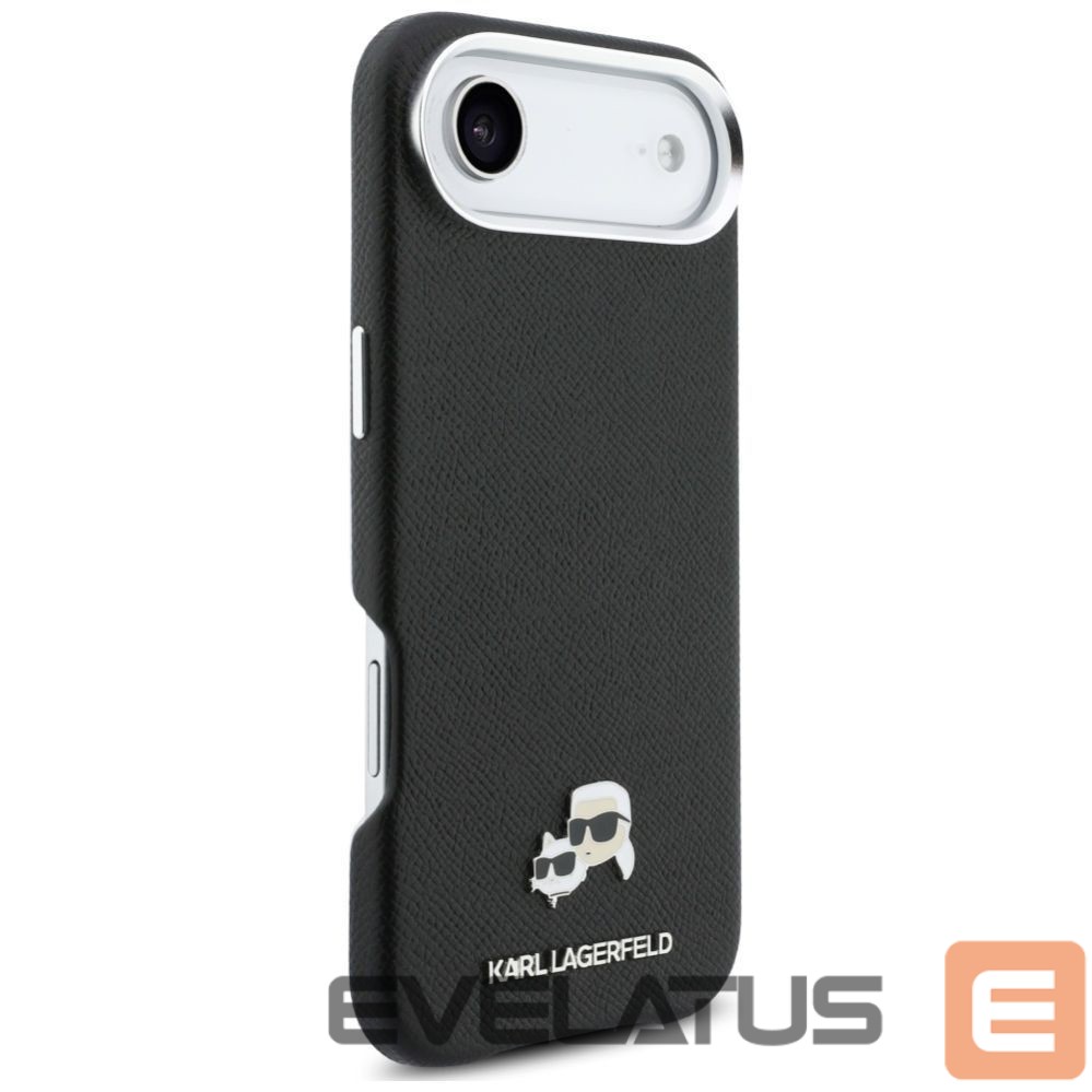 Другие товары Karl Lagerfeld Karl Lagerfeld Karl & Choupette Head Pins Saffiano MagSafe Case for iPhone Air - Black