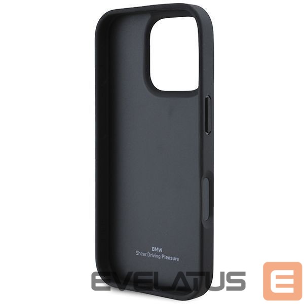 Другие товары BMW BMW Leather Hot Stamp iPhone 16 Pro Case - Black