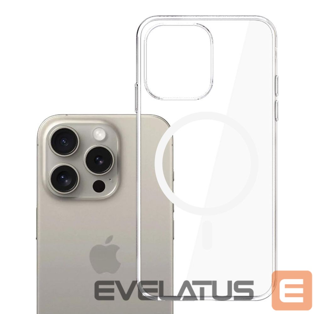 Другие товары 3MK 3mk Clear MagCase Case for Apple iPhone 15 Pro Max - Transparent