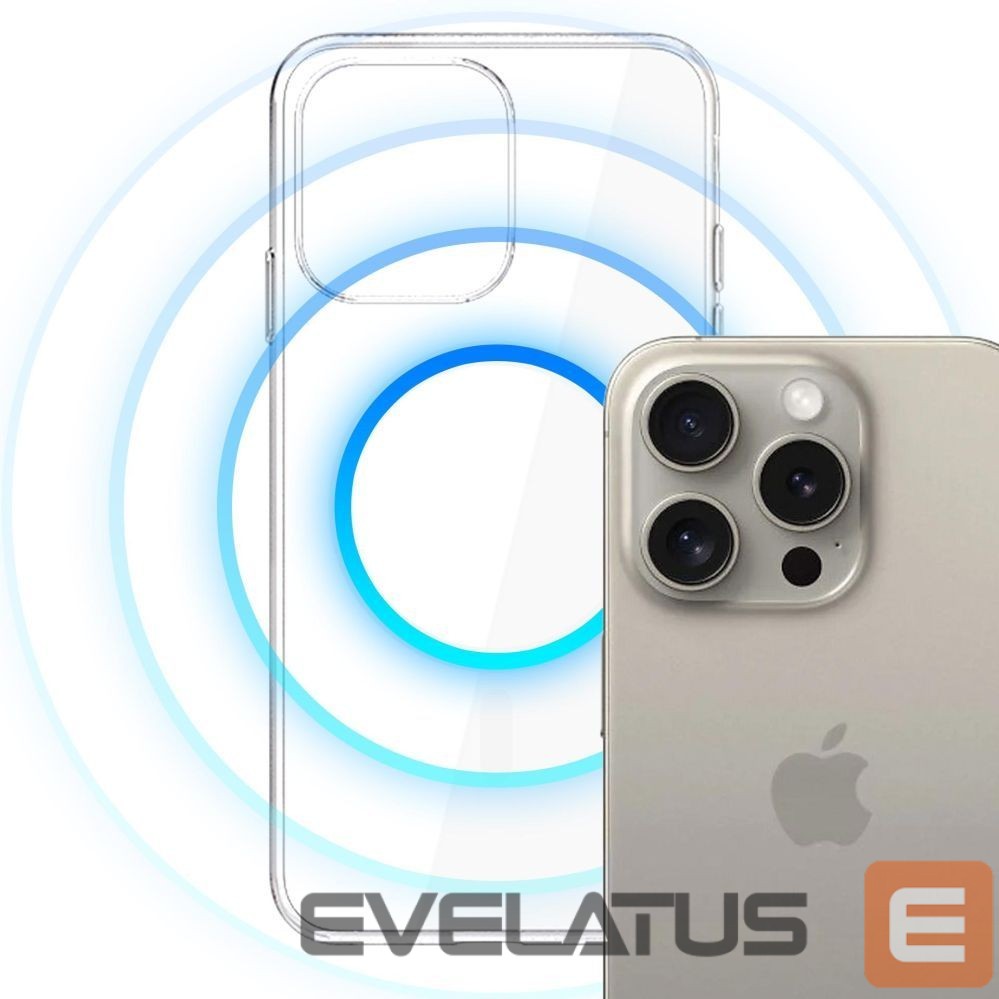 Другие товары 3MK 3mk Clear MagCase Case for Apple iPhone 15 Pro Max - Transparent