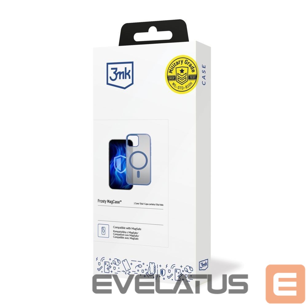 Другие товары 3MK 3mk Frosty MagCase Blue Case for Apple iPhone 15 Plus - blue