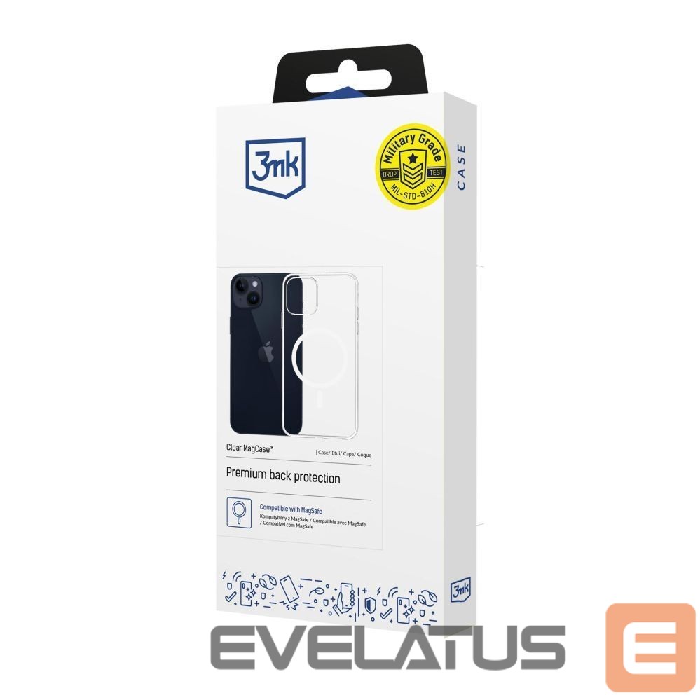 Другие товары 3MK 3mk Clear MagCase for Apple iPhone 14 Plus - transparent
