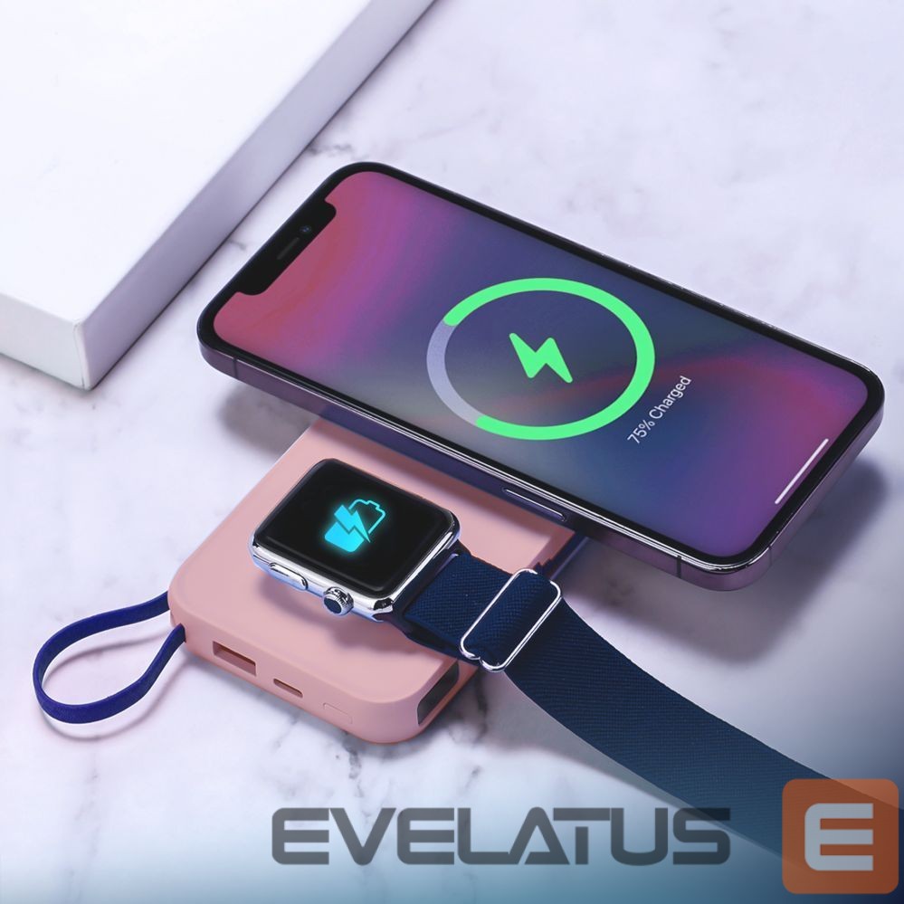 Другие товары 3MK Powerbank 3mk PastelUp 10,000mAh 22.5W USB 1A1C - pink