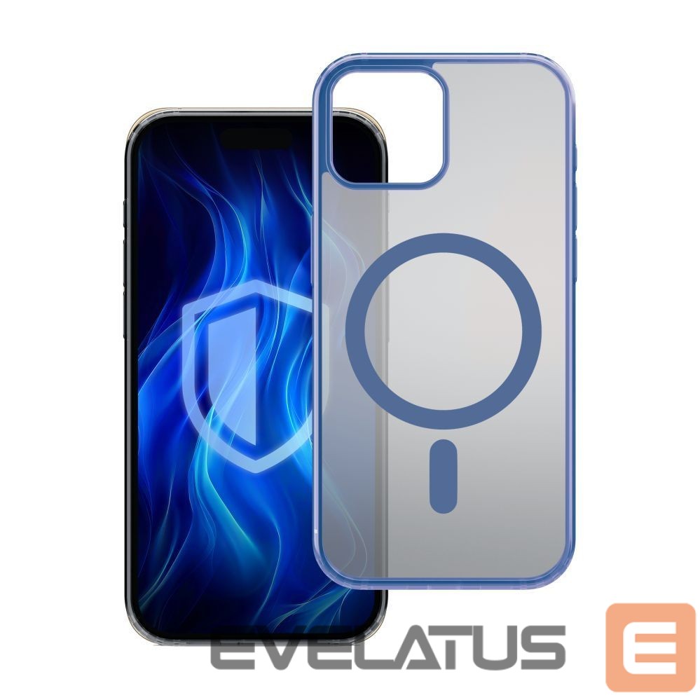 Другие товары 3MK 3mk Frosty MagCase Blue Case for Apple iPhone 14 Plus - Transparent