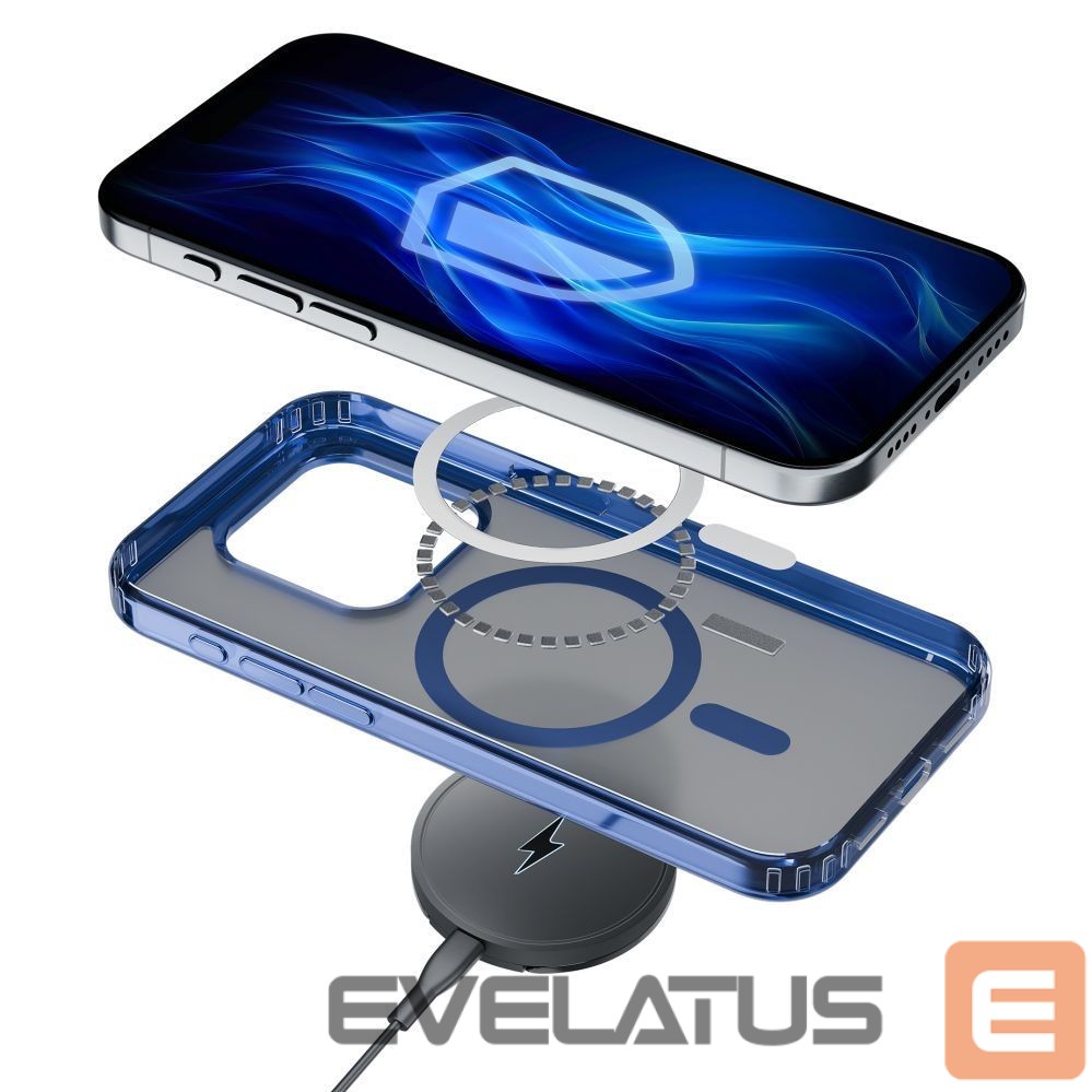 Другие товары 3MK 3mk Frosty MagCase Blue Case for Apple iPhone 14 Plus - Transparent