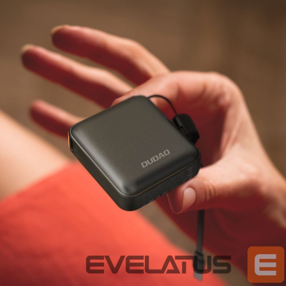 Внешний аккумулятор Dudao Dudao K22+ Ultra-Compact Power Bank 10000mAh 22.5W USB-C with Pendant/Cable - Gray