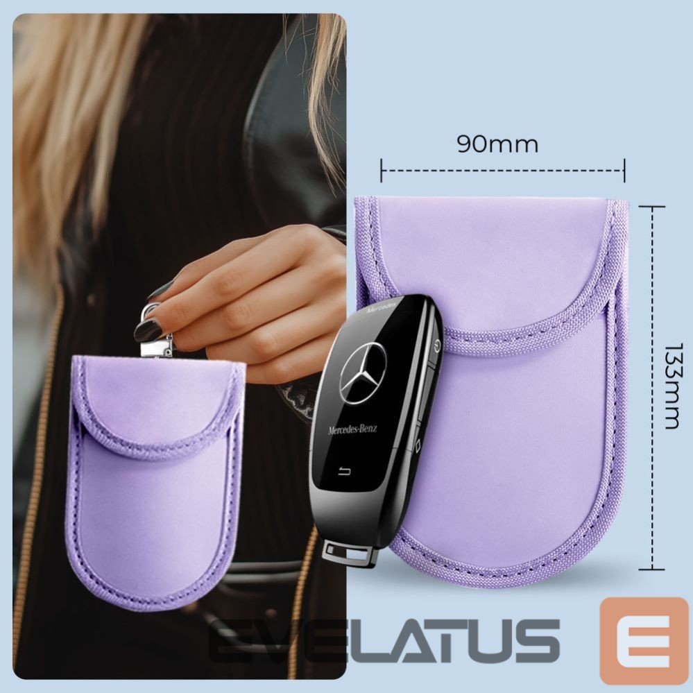 Другие товары Tech-Protect Tech-Protect KLR100 RFID Blocking Car Key Case - Purple