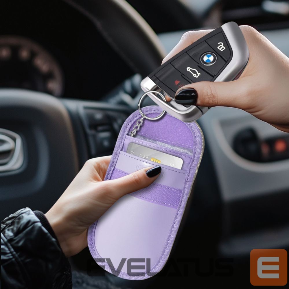 Другие товары Tech-Protect Tech-Protect KLR100 RFID Blocking Car Key Case - Purple