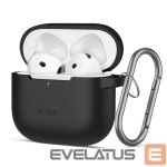Другие товары Tech-Protect  Tech-Protect Silicone Hook Case for AirPods 4 - Black 