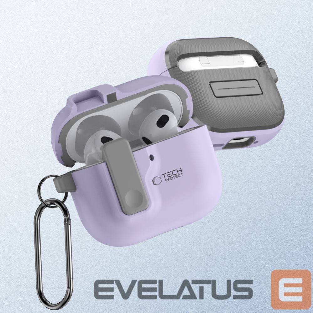 Другие товары Tech-Protect Tech-Protect Slim Hook Case for AirPods 4 - Purple